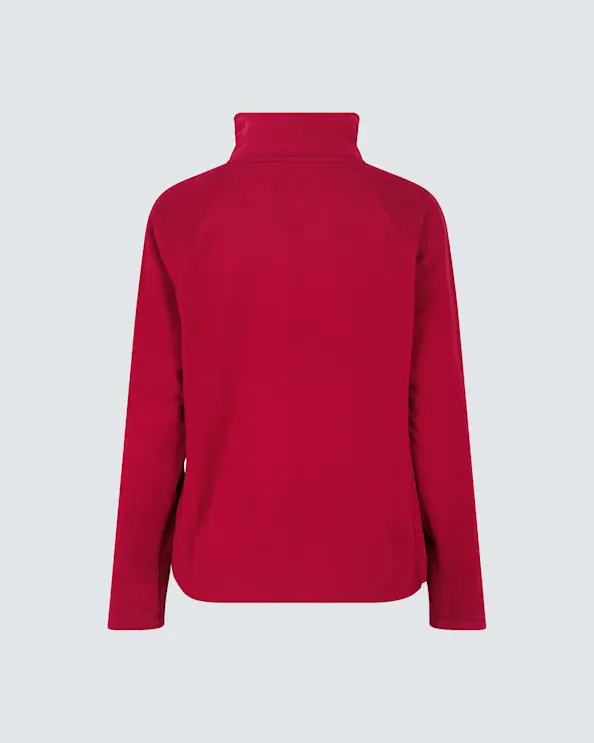 ID Identity Cardigan Microfleece Dam Röd