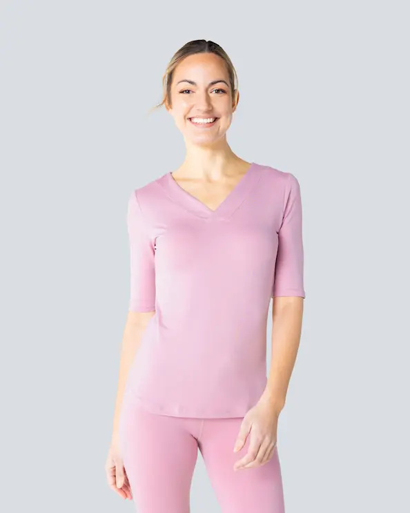 Beez Basics 3/4-hihainen T-paita, Roosa