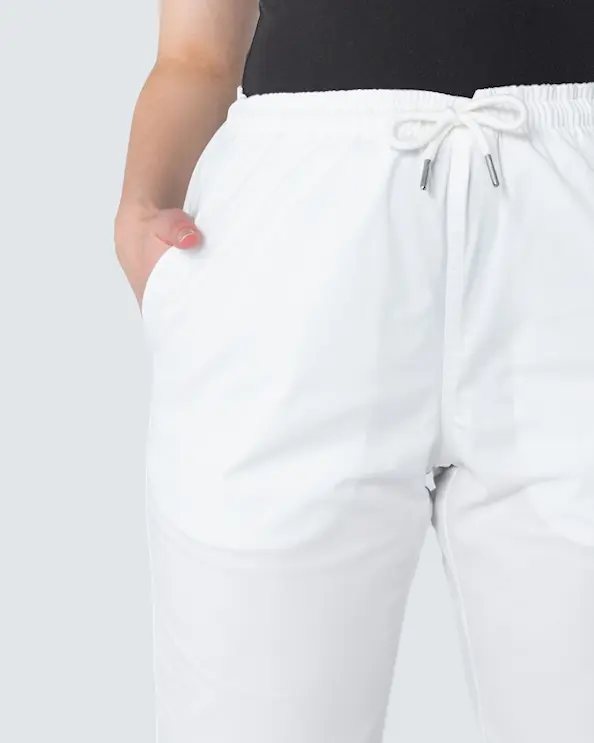 WAW Dion Easy Pant Unisex Natural White