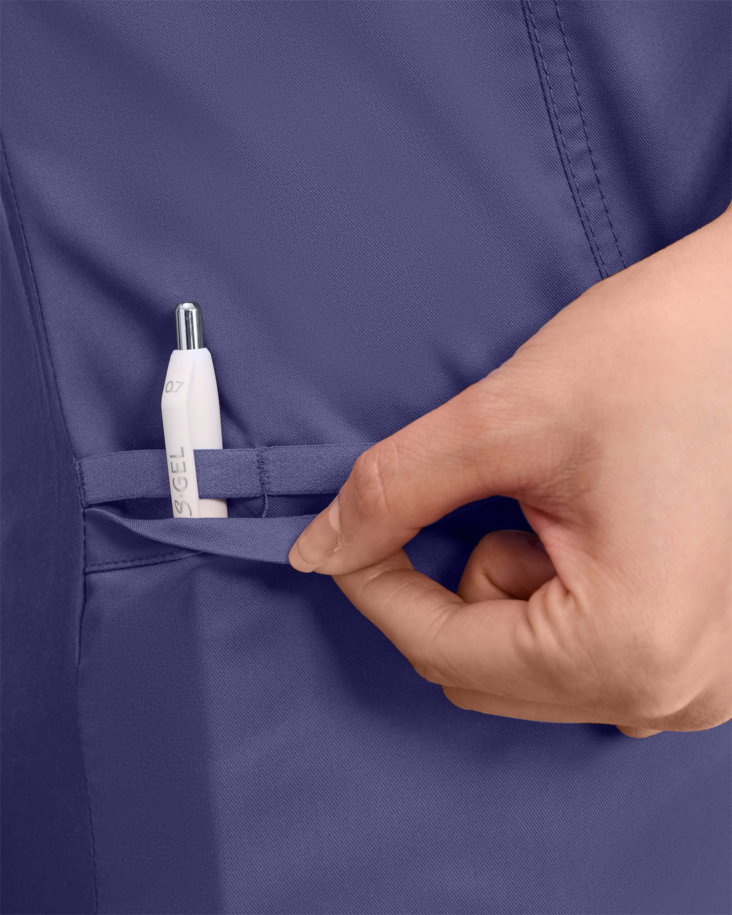 Cherokee Revolution Mock Wrap Top WWE610 Plommon