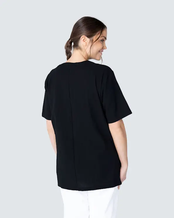 South West Cotton Crinkle Calle Bussarong Unisex Svart