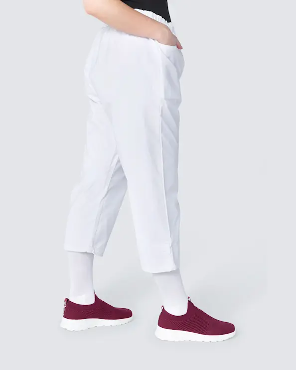 Nytello Balance Hvid Capri bukser Elastisk