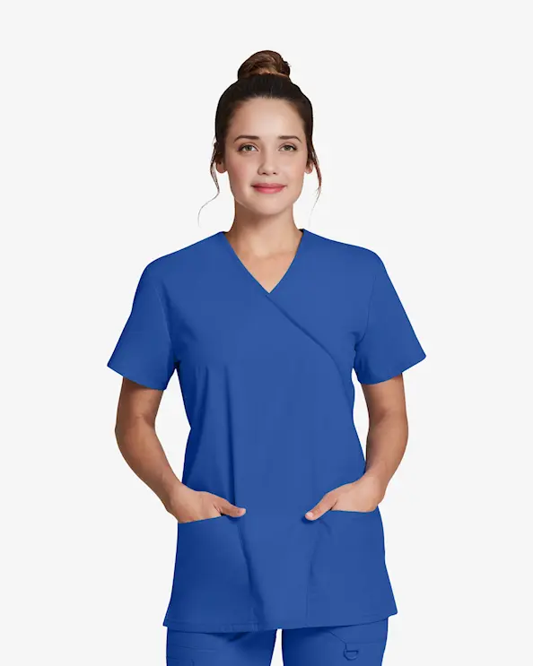 Dickies Signature Mock Wrap Top DKE632 Royal Blue