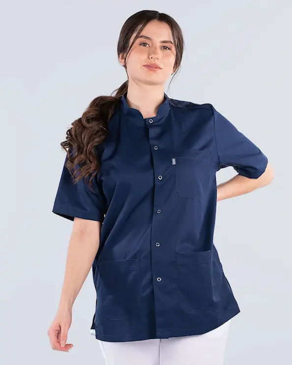 Nybo Charisma Premium Navy Skjorte Tencel Unisex