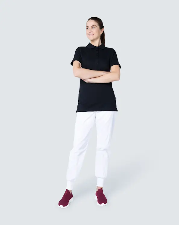 Hejco Maja Svart Piké Dame
