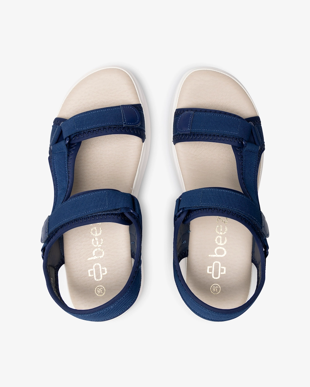 Beez Lush BlueVelcro Sandal