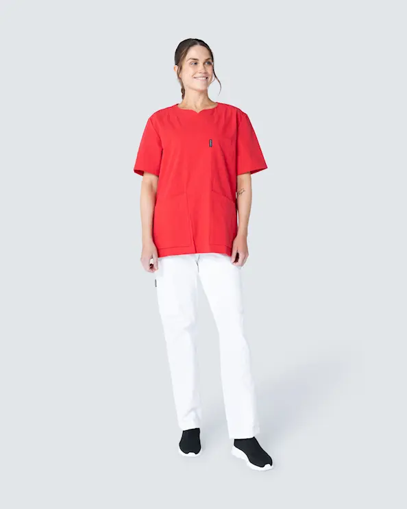 Almedahls Rød Kriklet Kittel Unisex