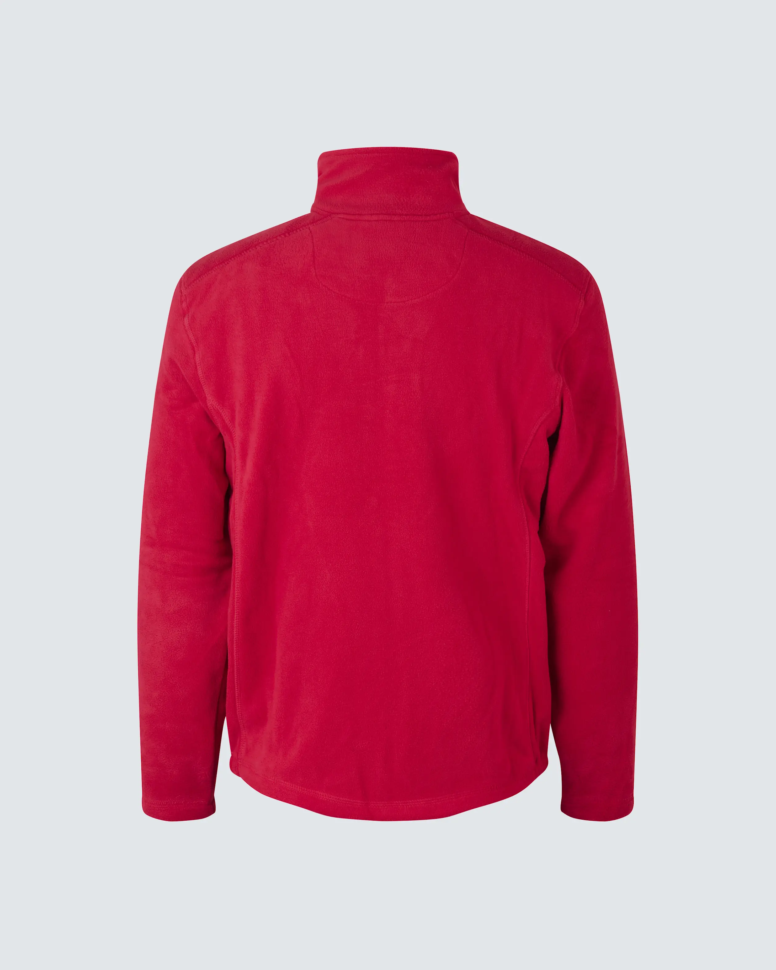ID Identity Microfleece-Cardigan Herren Rot Komfort