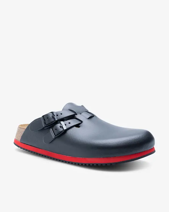 Birkenstock Professional Kay Sandal Smal Svart, Röd Sula