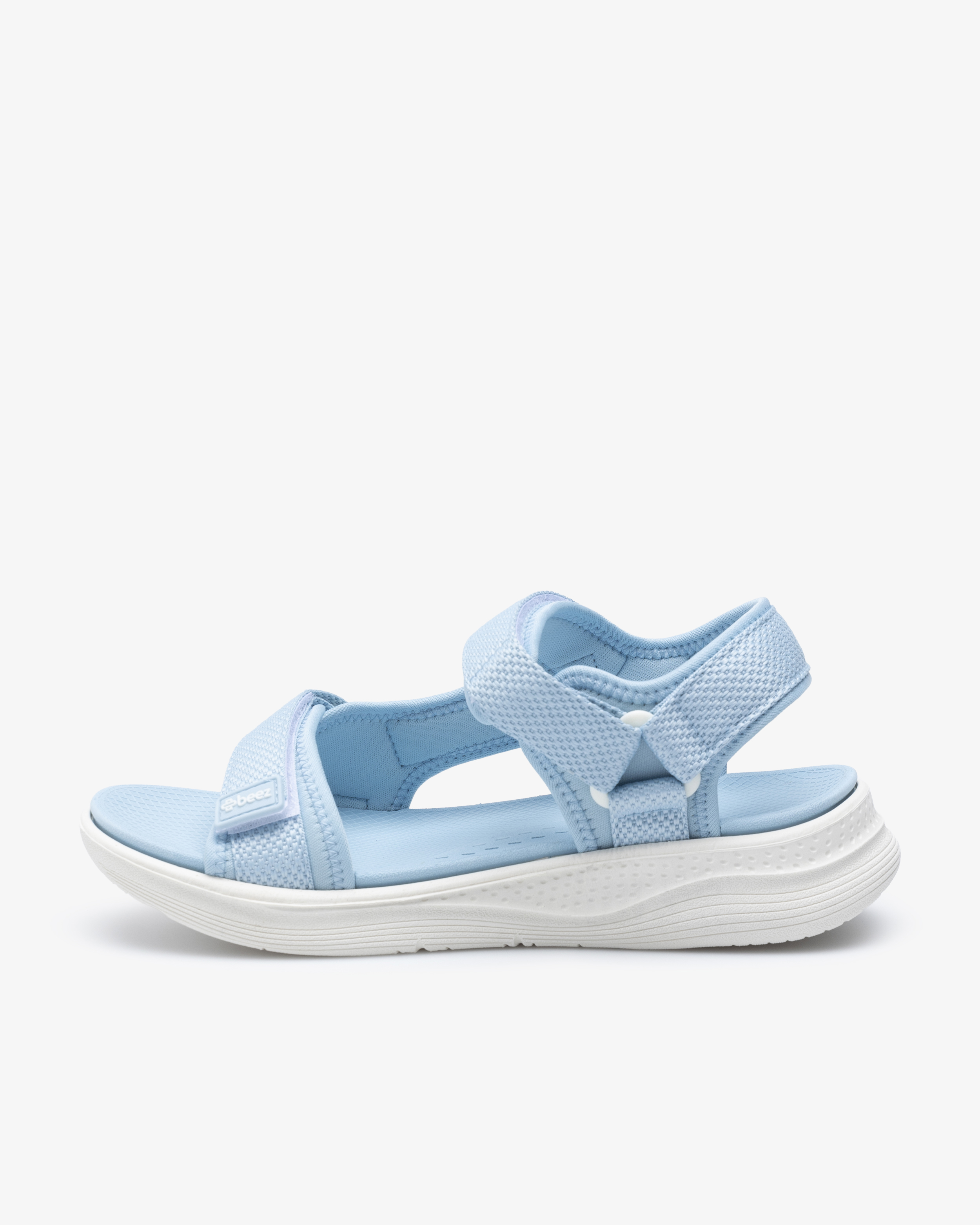 Beez Zen Velcro Sandal Lyseblå