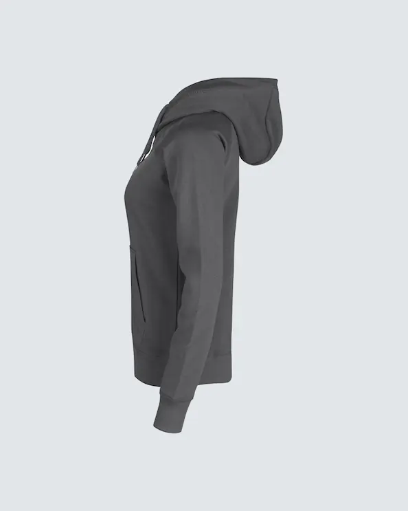 ID Identity Core Hoodie Zip Dam Grå