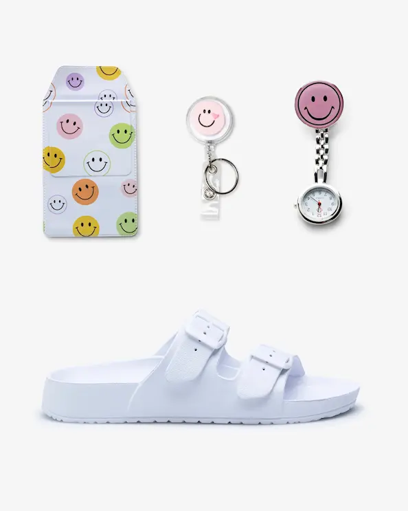 Sandaler-kit Hvid/Smileys