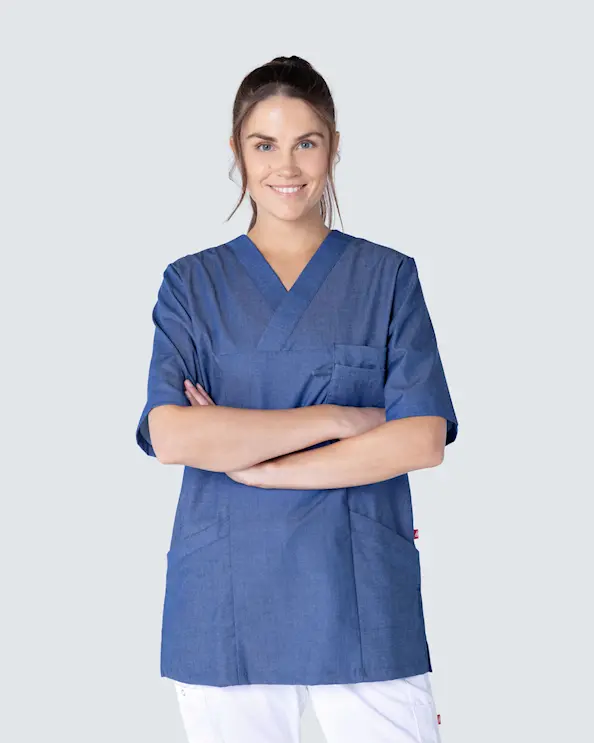 Segers Denimsininen Tunika Stretch Unisex