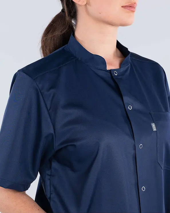 Nybo Charisma Premium Navy Skjorte Tencel Unisex