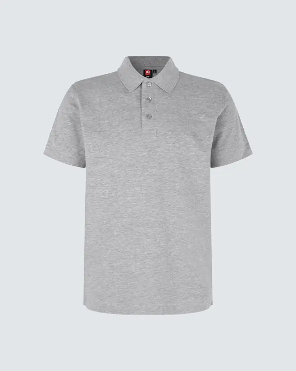ID Identity Poloshirt Herren Grau meliert