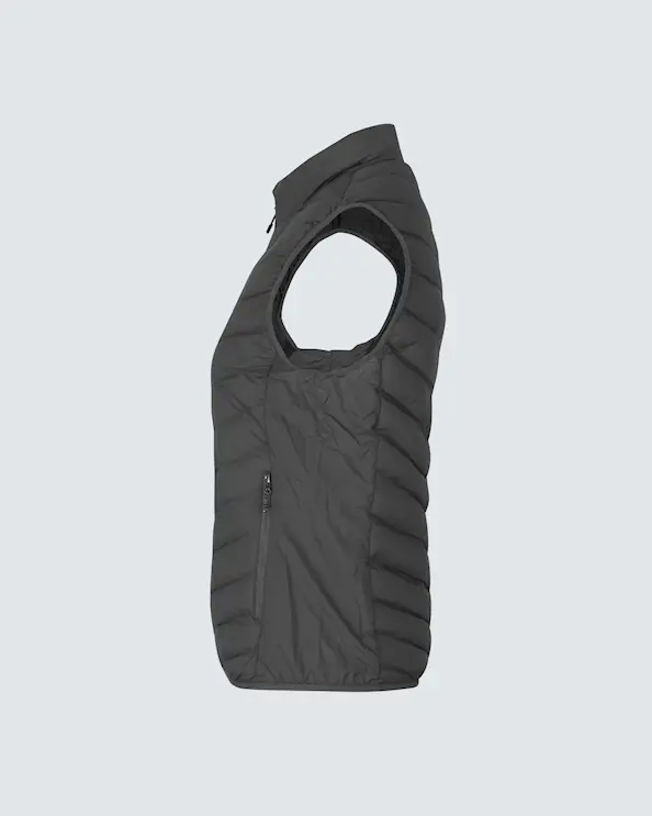 ID Identity Wattierte Damenweste Grau