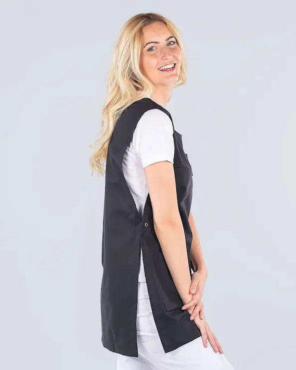 Almedahls Svart Västförkläde Unisex