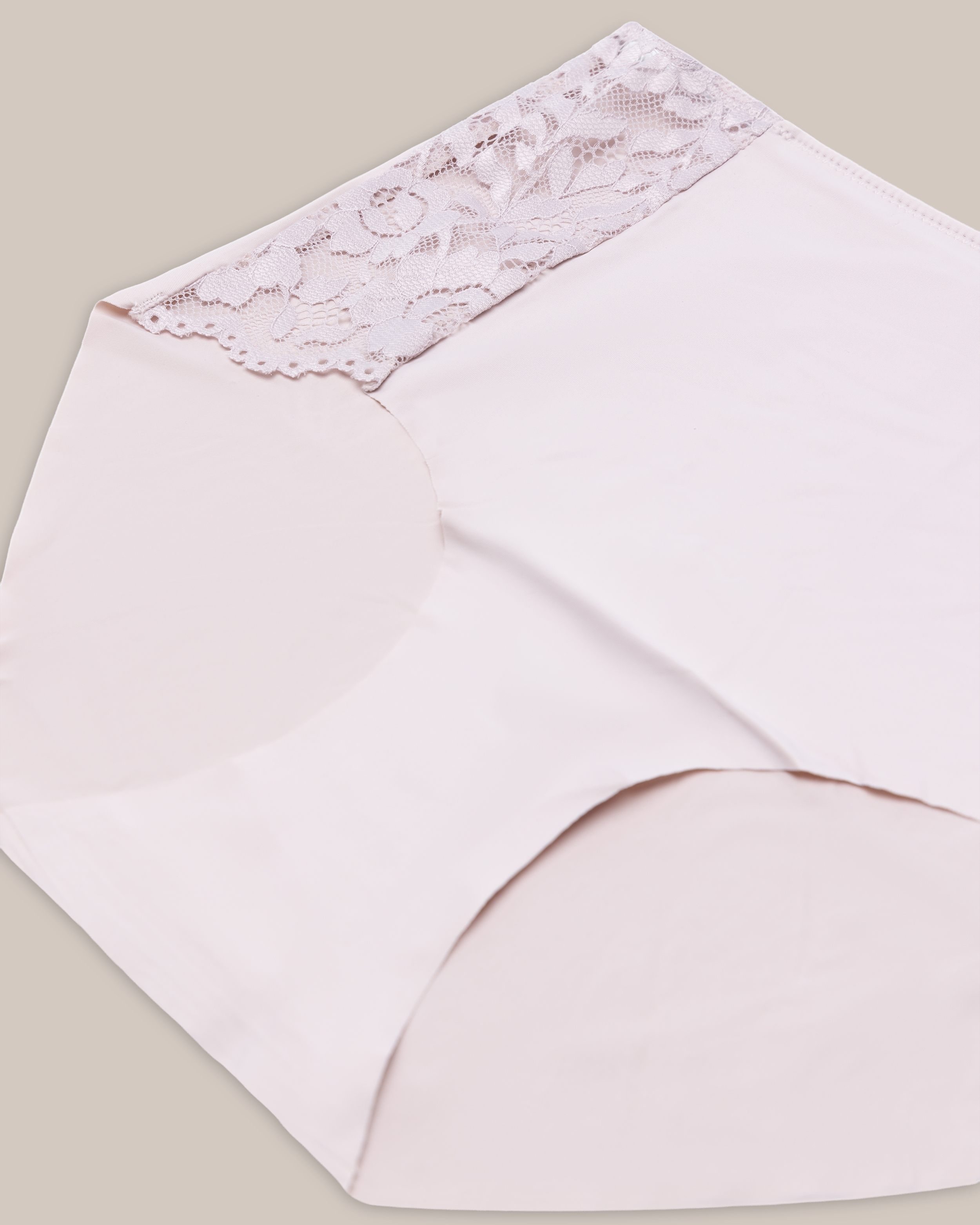 Laserleikatut maksipikkuhousut pitsillä Eve Pinkki