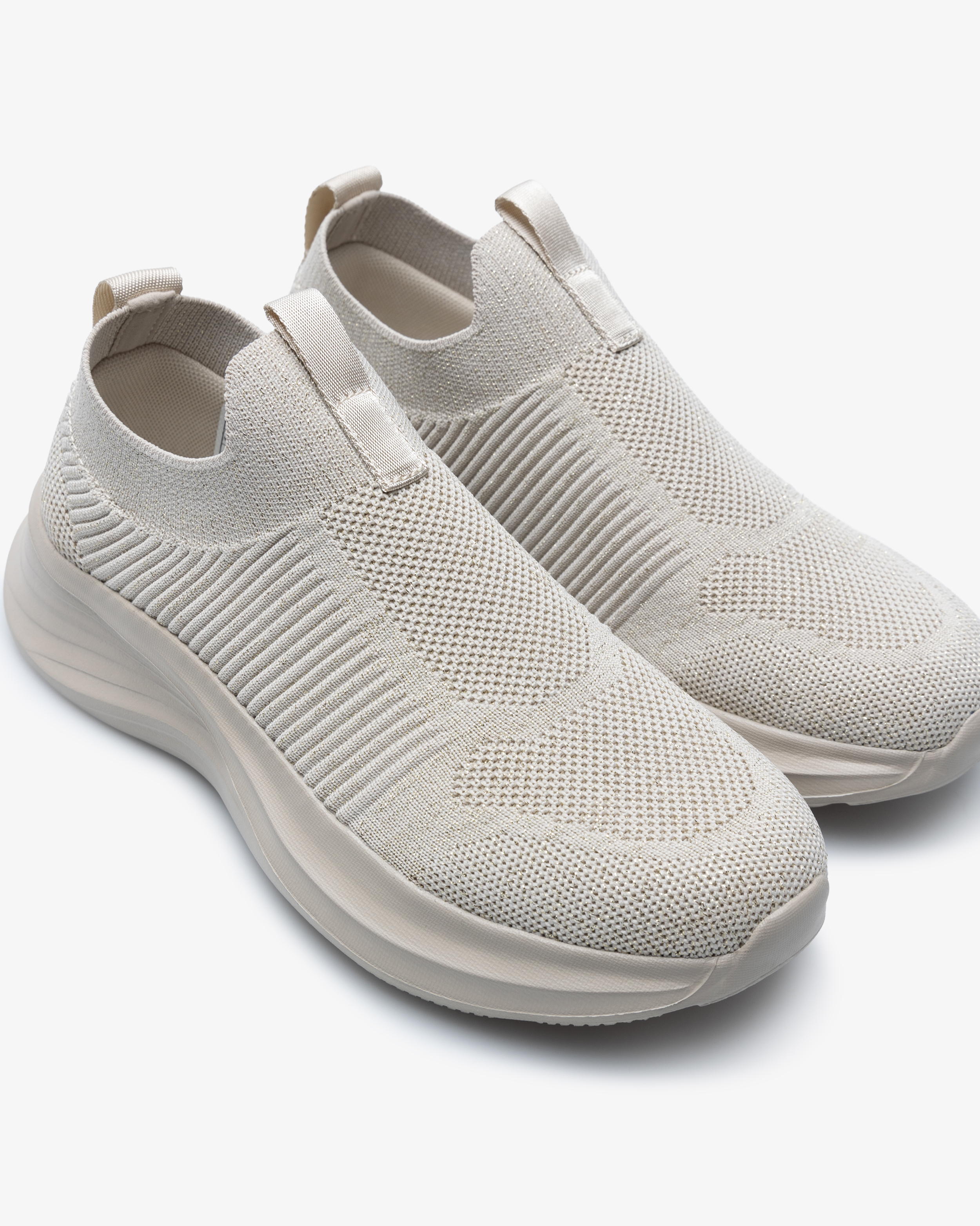 Beez Remedy Glitter Sneakers Beige