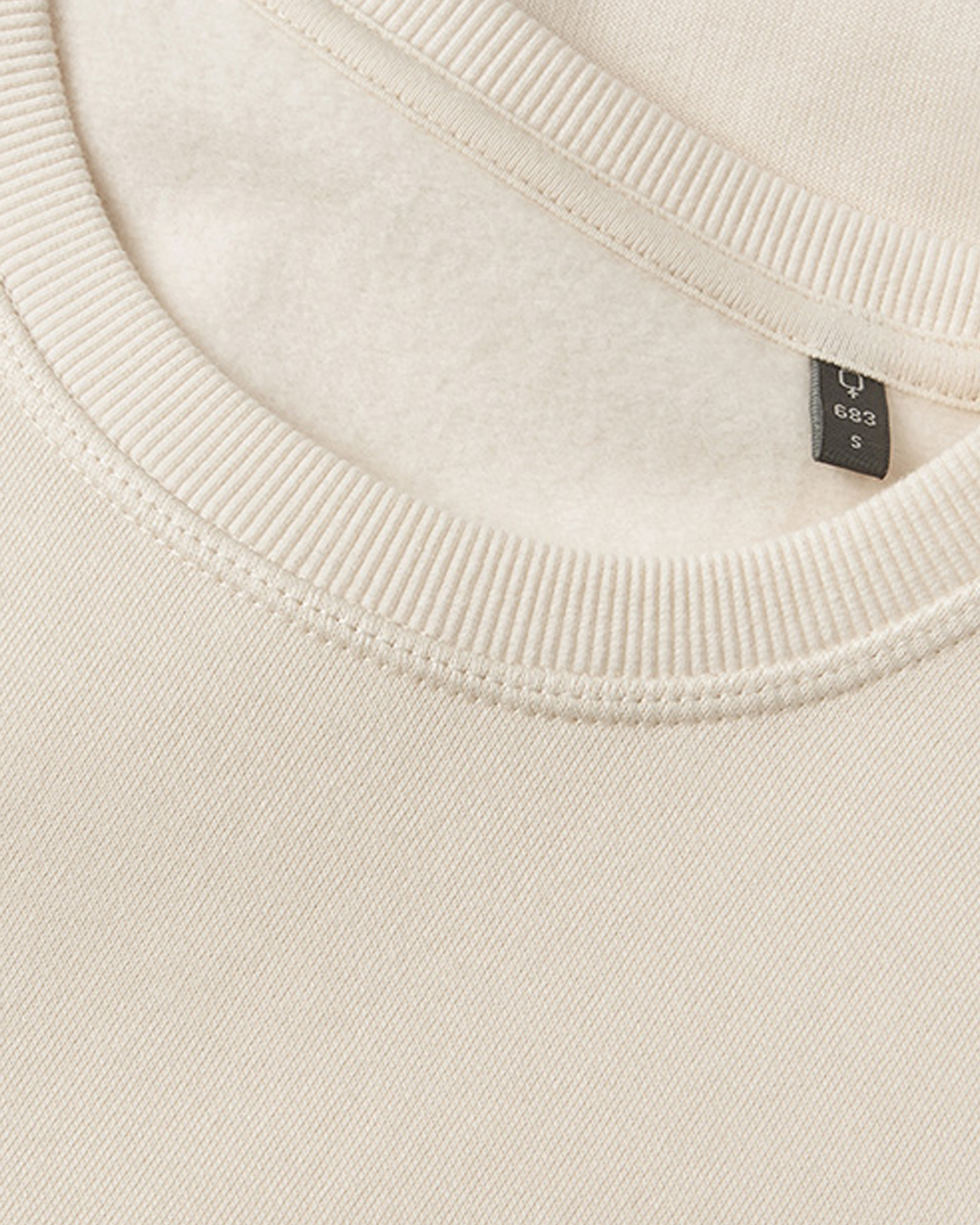 ID Identity Sweatshirt 0683 Dame Off white