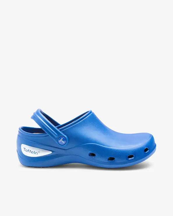 Toffeln Aktivklog Slip-on ESD Hygiensko Blå