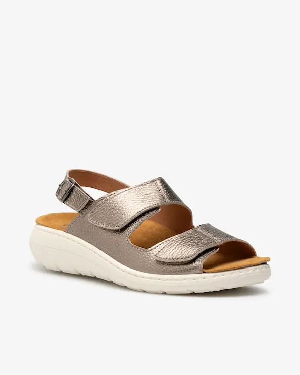 Embla 2345 Ergoflex Sandal Champagne/Metallic