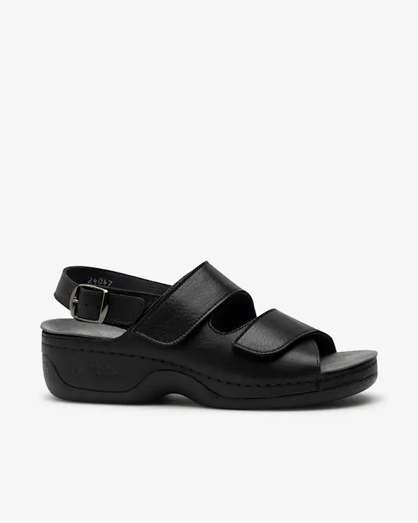 Embla 2052 Ergoflex Sandal Svart
