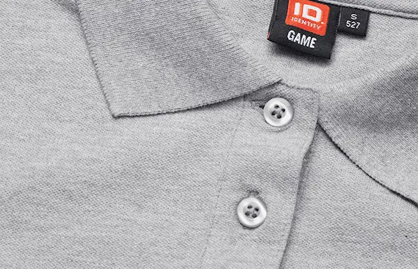 ID Identity Polo Shirt til damer Grey melange