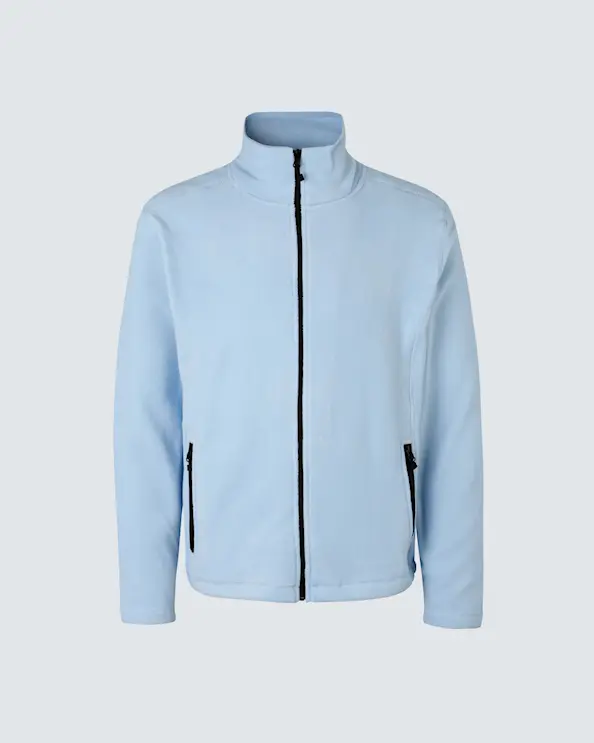 ID Identity Cardigan Microfleece Herr Ljusblå