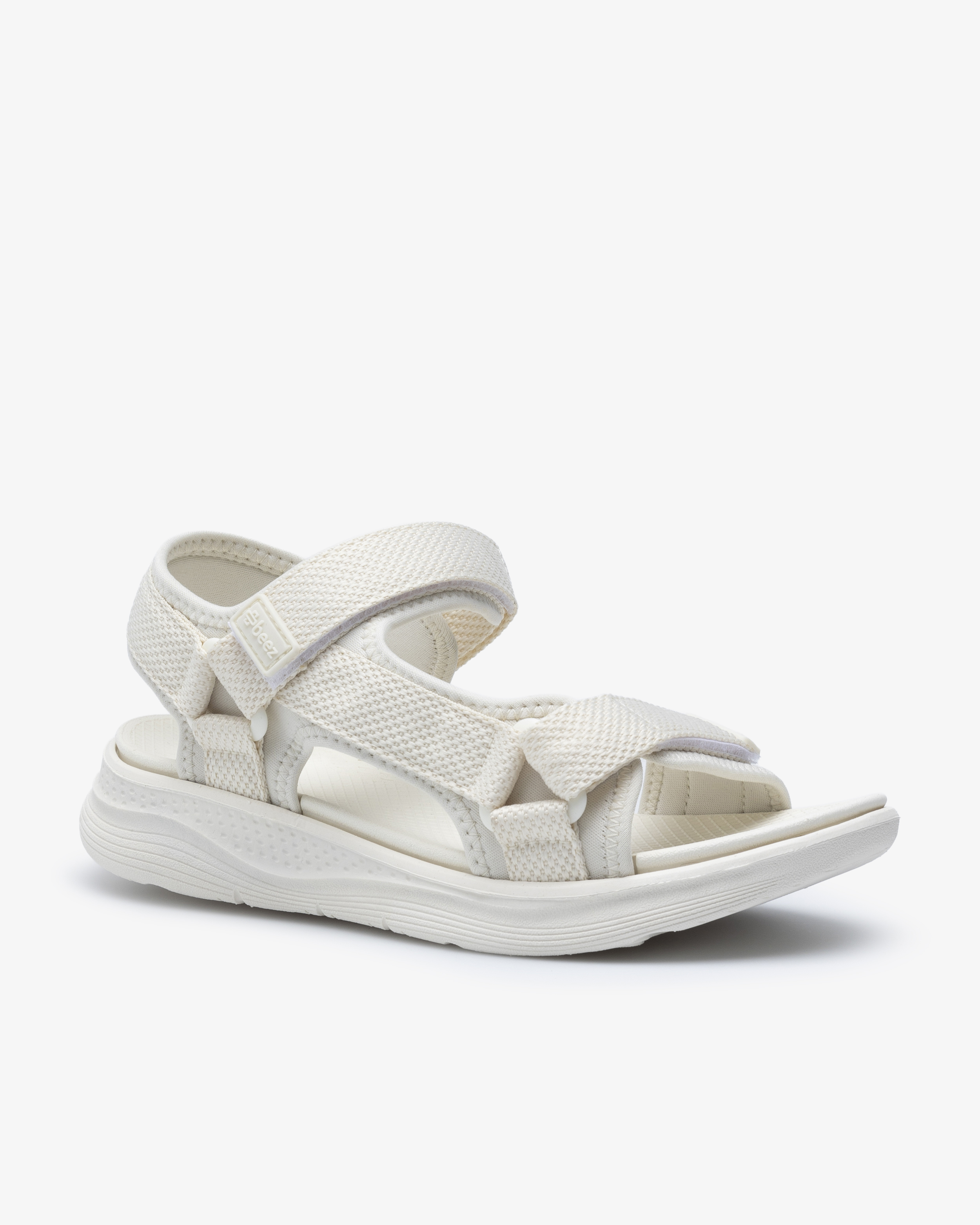 Beez Zen Velcro Sandal Hvit