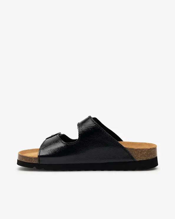 Embla 2736 Airbed Sandal Svart Lack