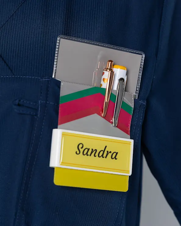 Kuglepenslomme Mønstret Stribet