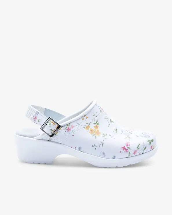 Beez Klassisk Arbetssko Floral