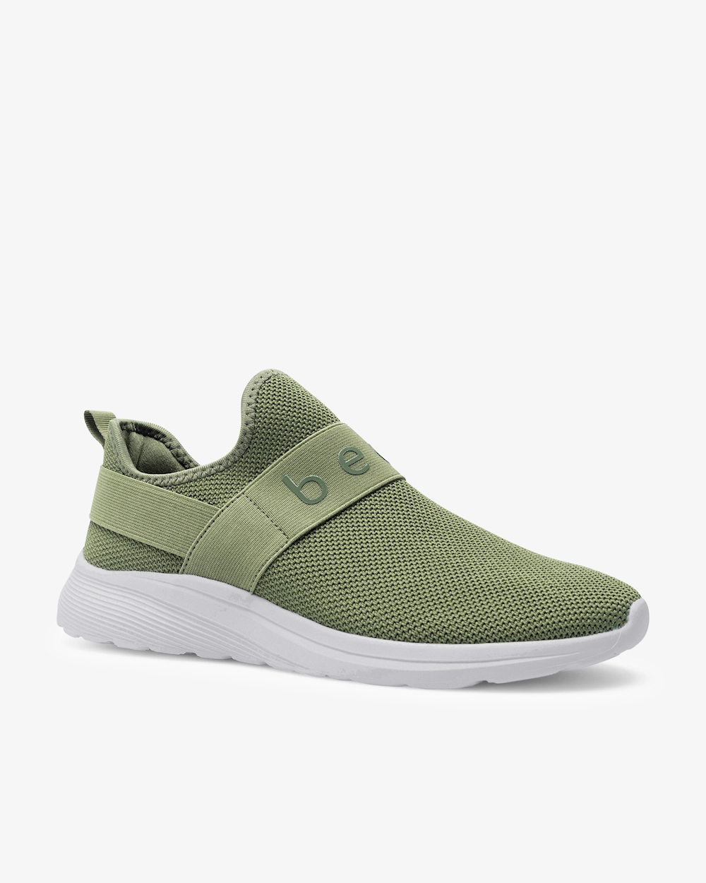 Beez Bliss Slip-on Olive Green Sneakers