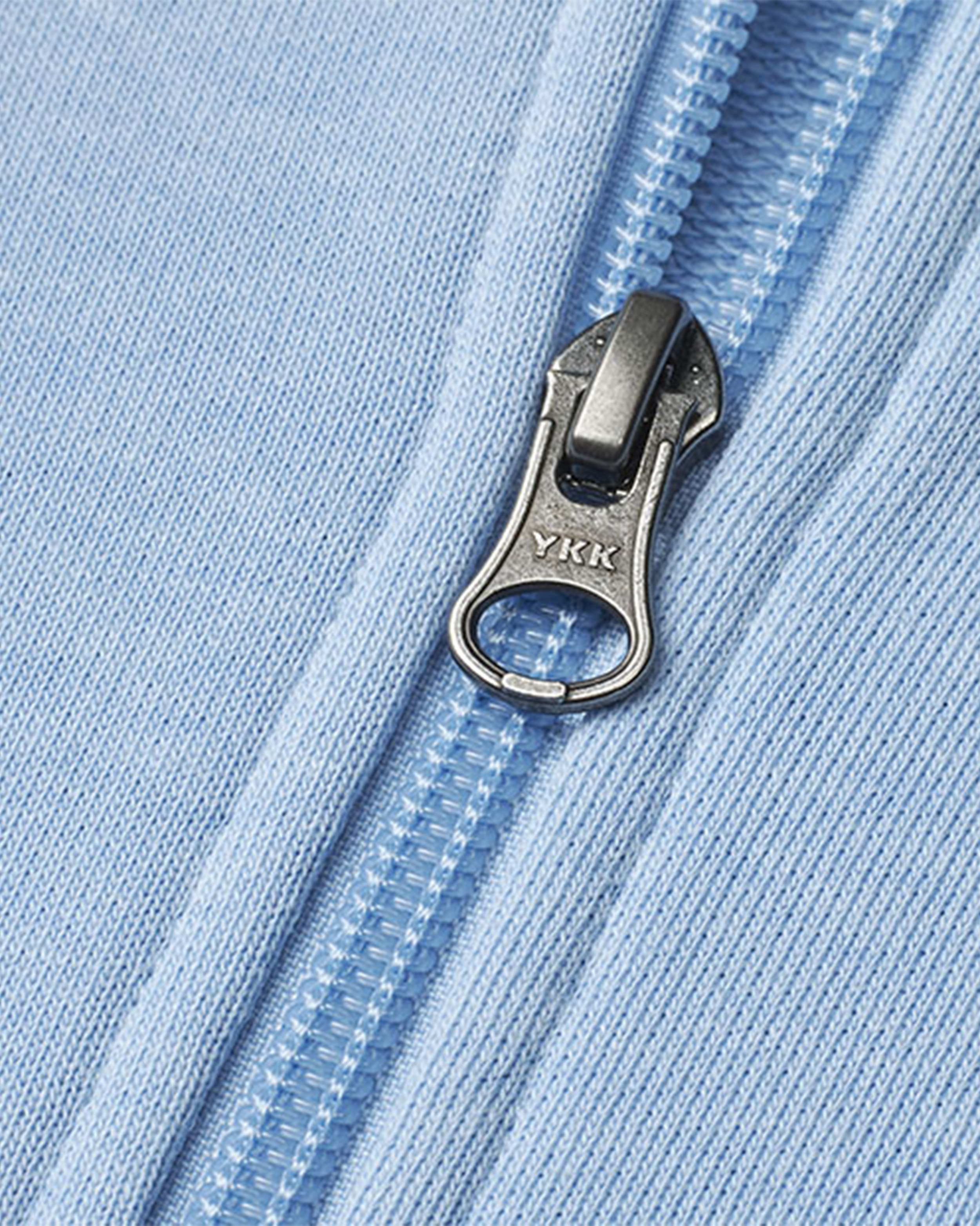 ID PRO Wear CARE Hettegenser med glidelås Dame Lysblå