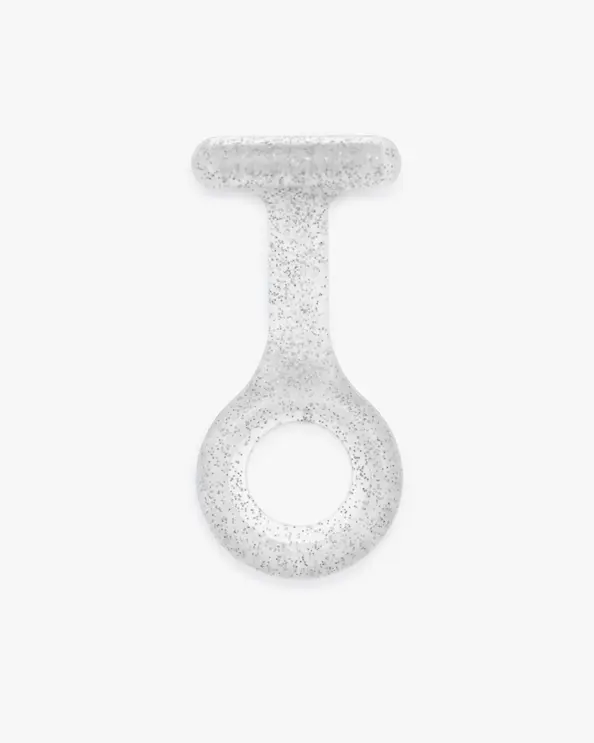 Silikonskal Valencia Glitter Vit