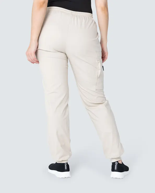 Almedahls Khaki Bukser med Manchet Unisex