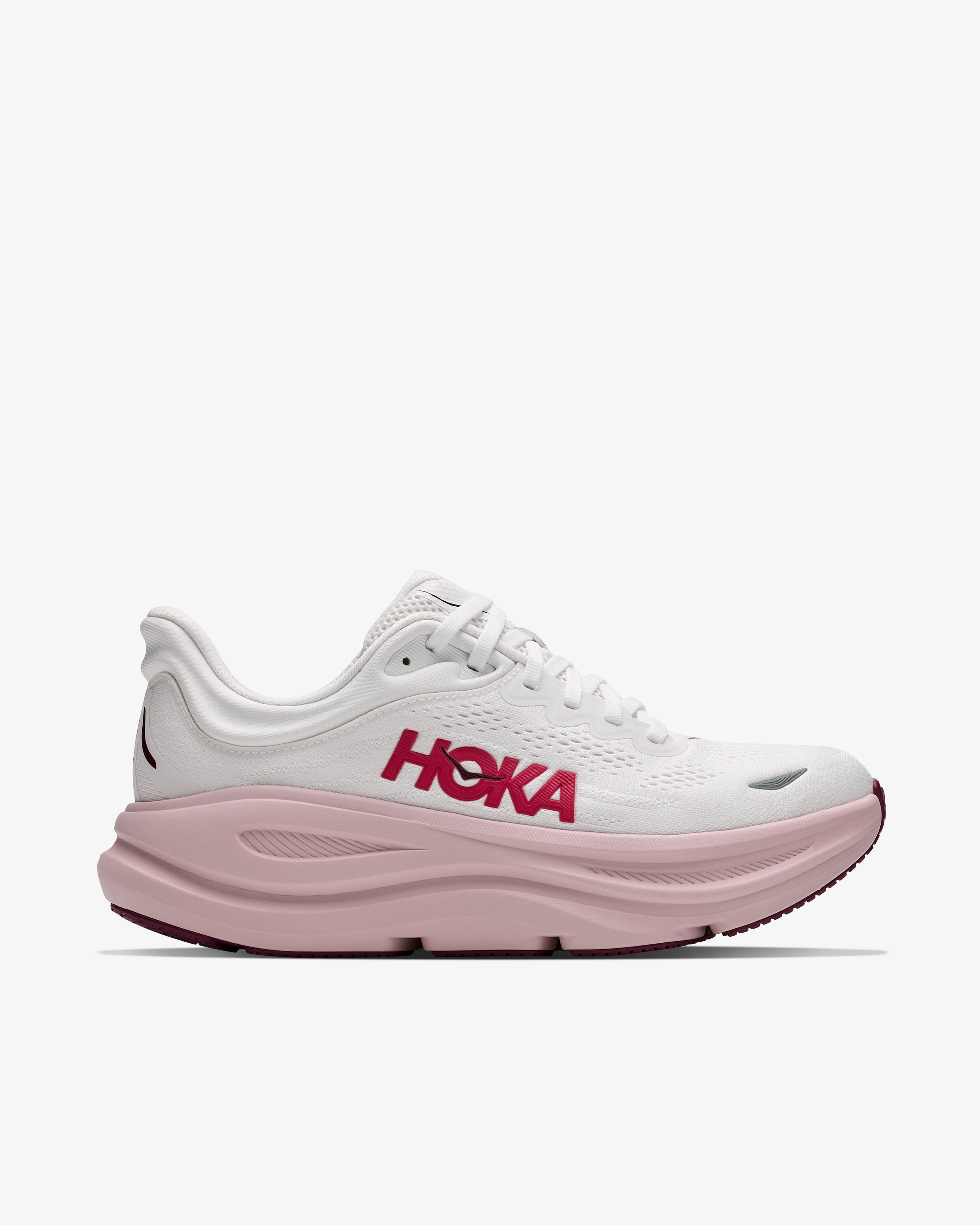 Hoka W Bondi 9 Sneaker White/Pink Opal
