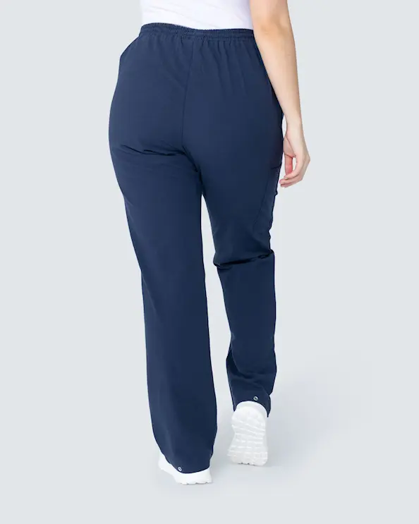 Hejco Crinkle Drew Mörkblå Byxa Unisex
