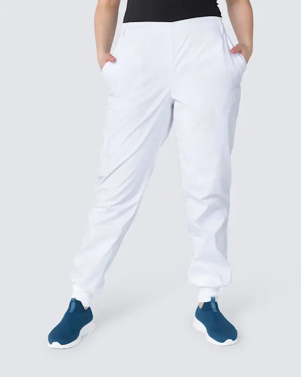 Hejco Ricky Hvit Bukse Unisex