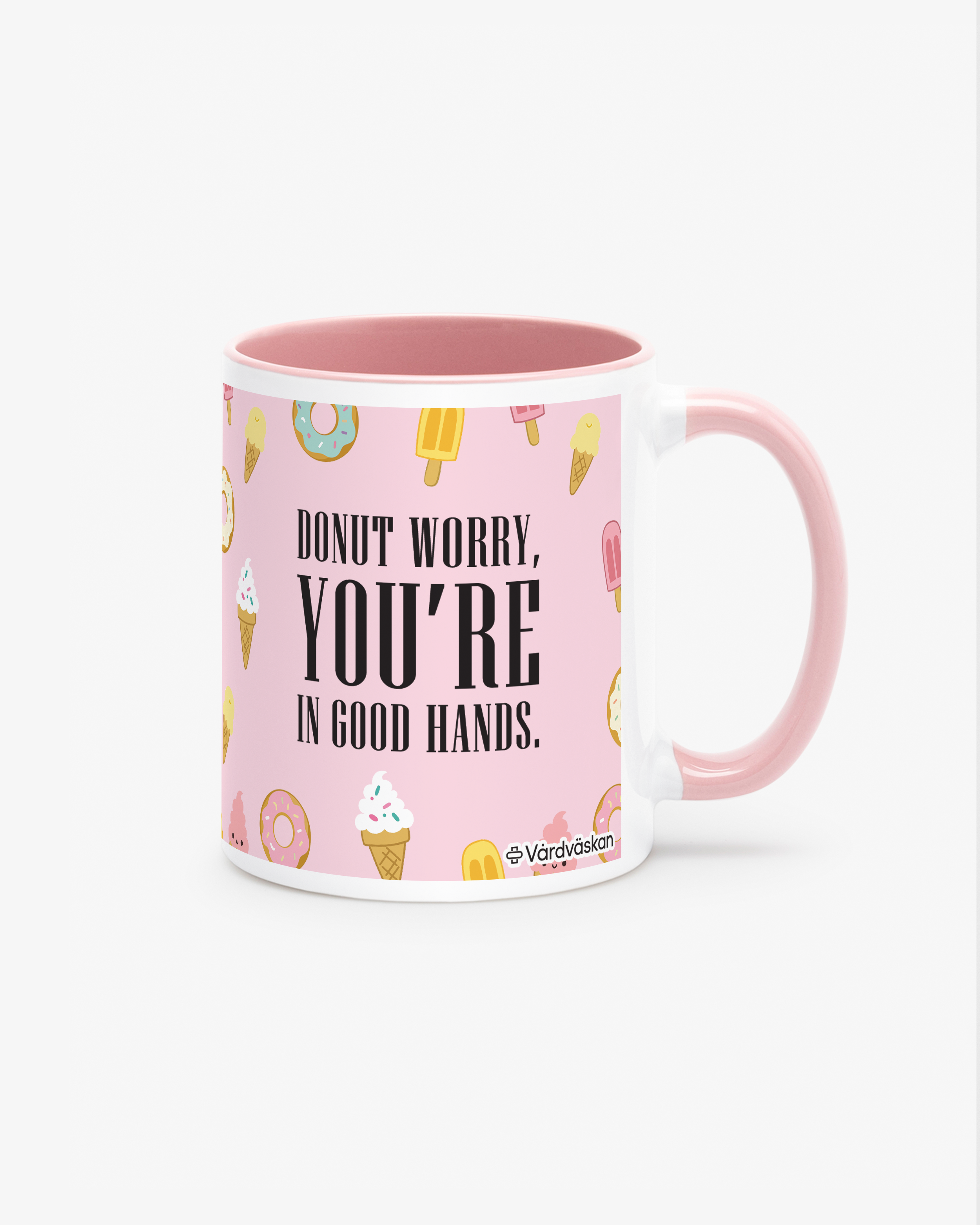 Mugg Donut Worry, You're in Good Hands Rosa