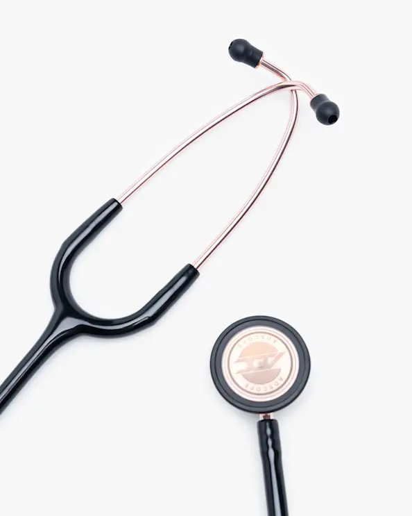 ADC Clinician Stetoskop 603 Svart/Roséguld