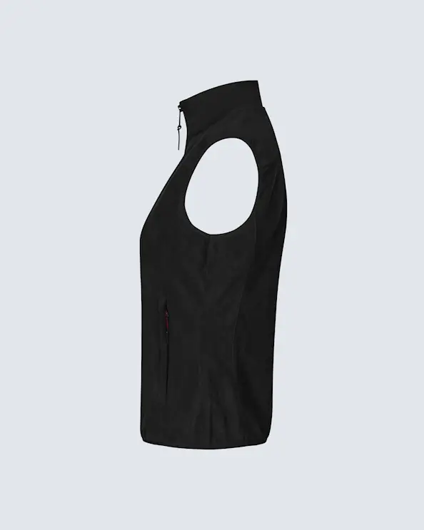 ID Identity Fleeceväst bonded Dam Svart