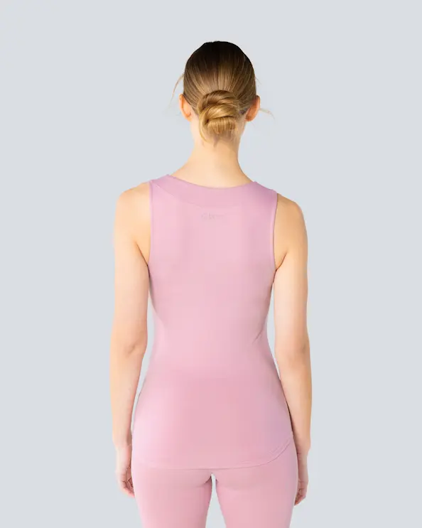 Beez Basics Top med V-hals Lyserød