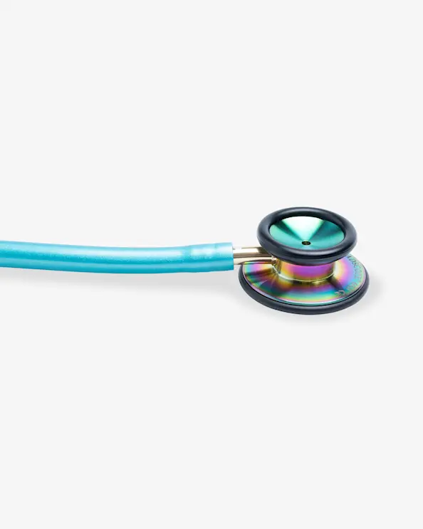 ADC Clinician Stetoskop 603 Karibienblå Regnbåge