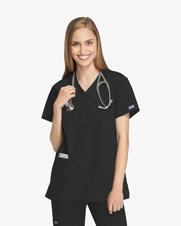 Cherokee Originals Mock Wrap -paita WWE4801 Musta