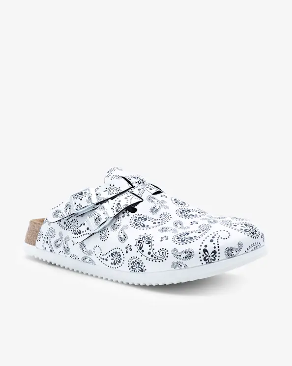Birkenstock Professional Kay Narrow Paisley Black/White