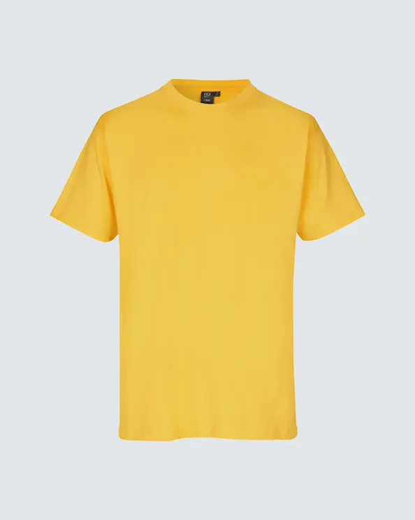 ID Identity T-shirt T-TIME for herrer Gul