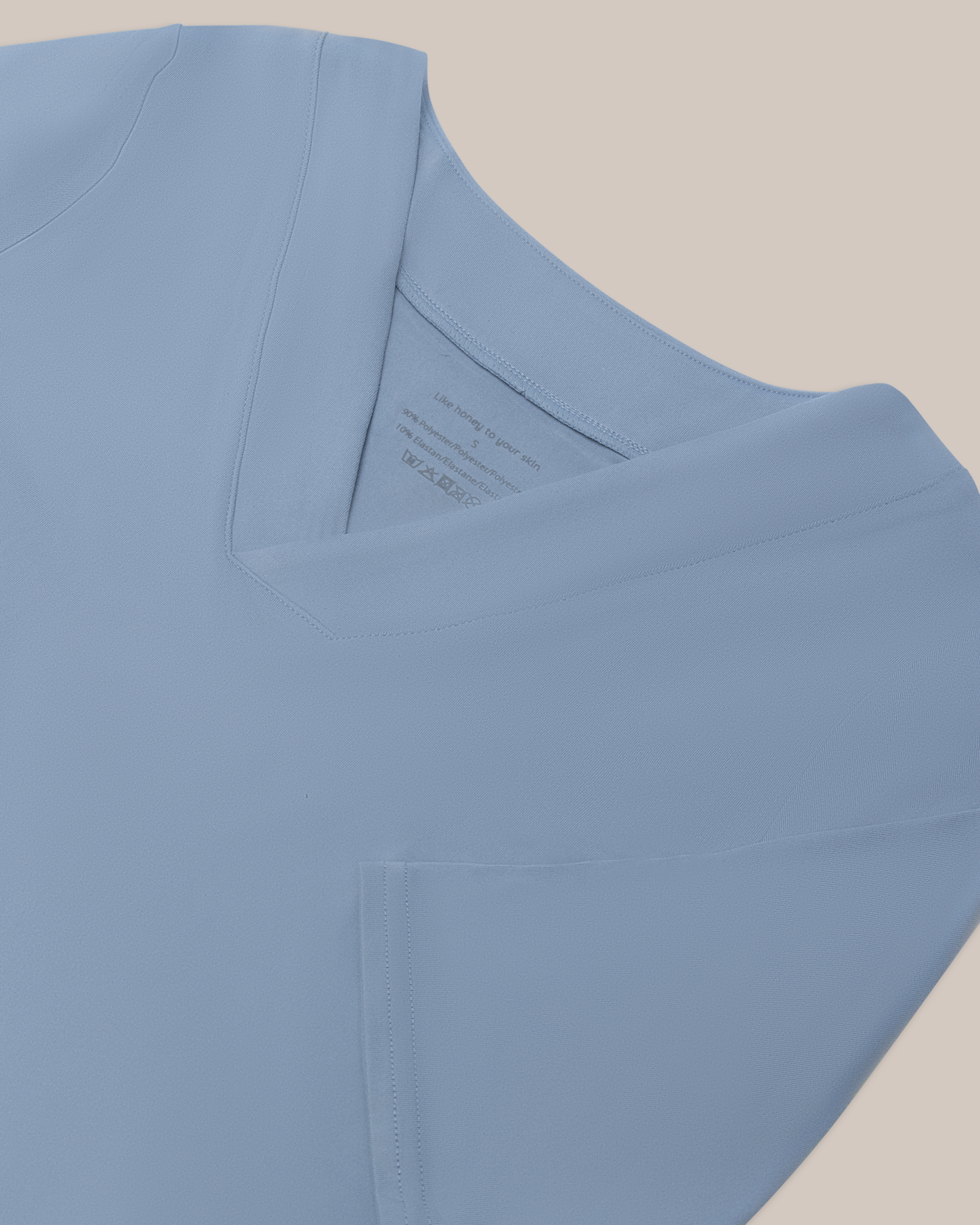 Beez T-skjorte 3/4 erme Blå 3-pakning