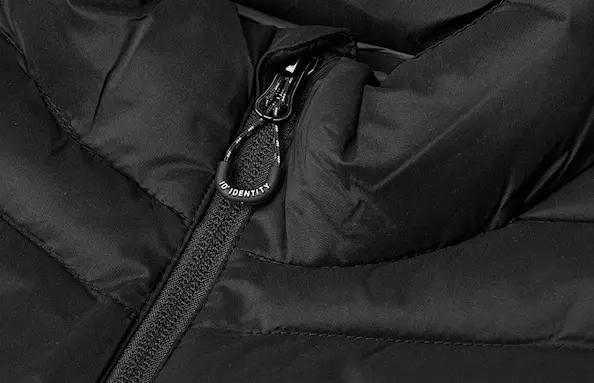 ID Identity vattert herrejakke Svart